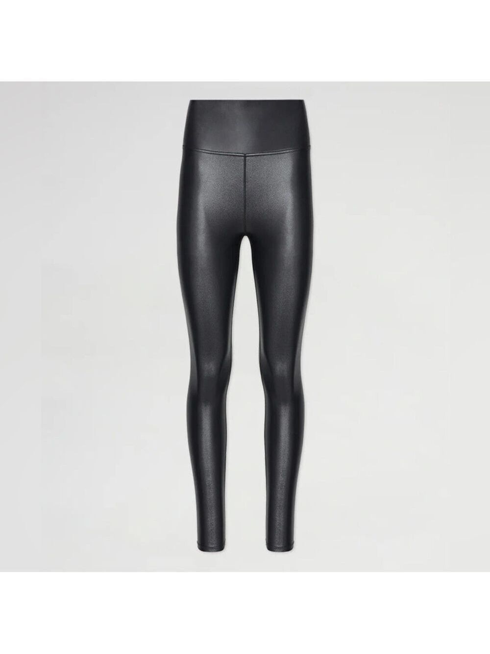 CARBON38 Women’s High Rise Full Length Legging in Takara Shine Black L